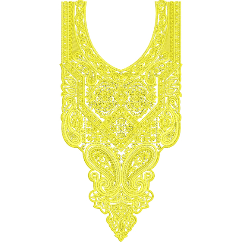 Neck Gala Embroidery Design