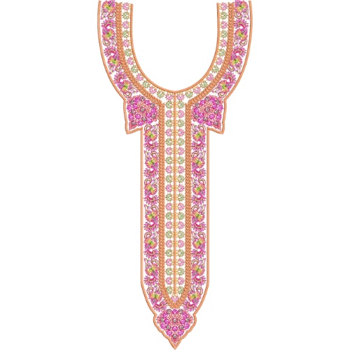Neck Gala Embroidery Design