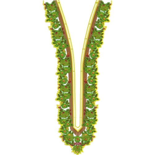 Neck Kurta Embroidery Design