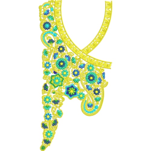 Simple Neck Embroidery Design