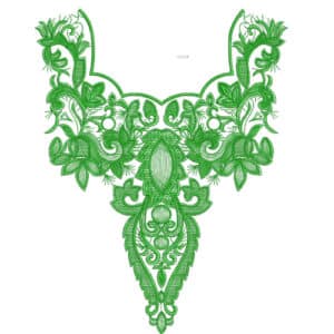 Neck Gala Embroidery Design