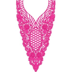 Neckline Embroidery Design