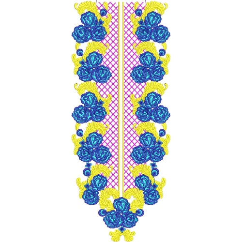Simple Neck Embroidery Design