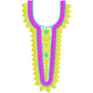 Neck Gala Embroidery Design