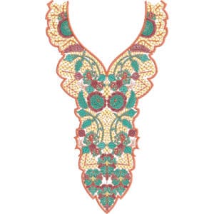 Simple Neck Embroidery Design