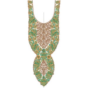 Neckline Embroidery Design