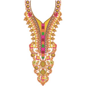Beautiful Neck Embroidery Design