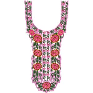 Simple Neck Embroidery Design