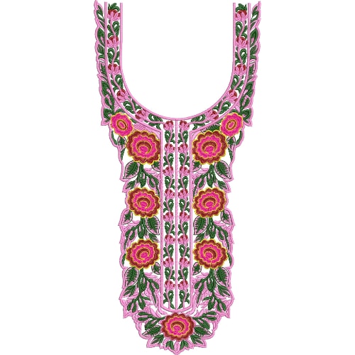 Simple Neck Embroidery Design