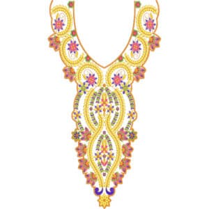 Neck Gala Embroidery Design