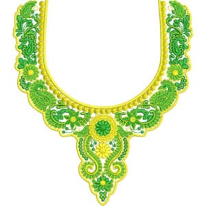 Neck Kurta Embroidery Design