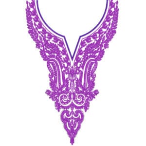 Simple Neck Embroidery Design