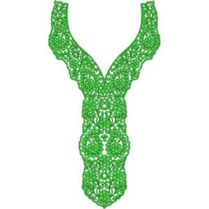 Unique Neck Embroidery Design