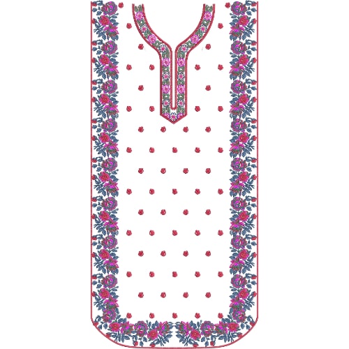 Neck Gala Embroidery Design