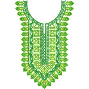 Neckline Embroidery Design