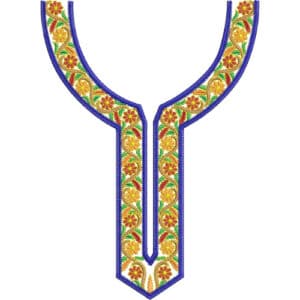 Beautiful Neck Embroidery Design
