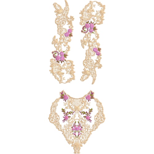 Neck Gala Embroidery Design