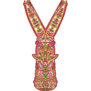 Neckline Embroidery Design