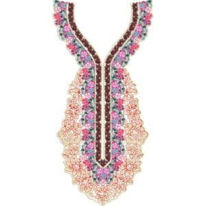 Beautiful Neck Embroidery Design