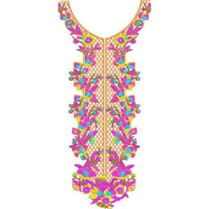 Simple Neck Embroidery Design