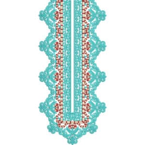 Neckline Embroidery Design