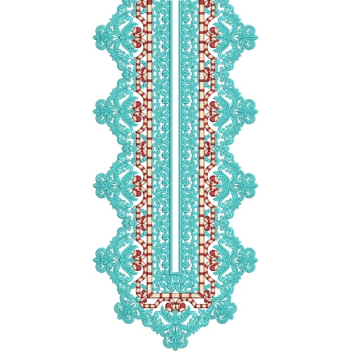 Neckline Embroidery Design
