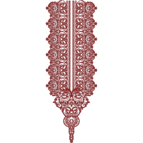 Neck Kurta Embroidery Design