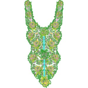 Beautiful Neck Embroidery Design