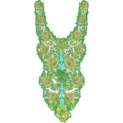 Beautiful Neck Embroidery Design
