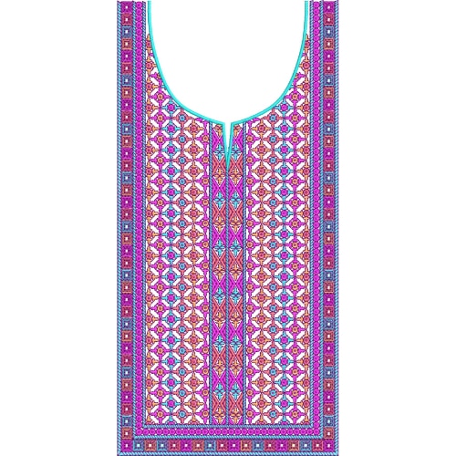 Simple Neck Embroidery Design