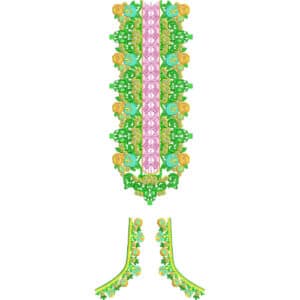 Neck Kurta Embroidery Design