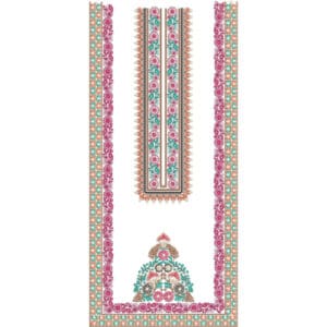Unique Neck Embroidery Design