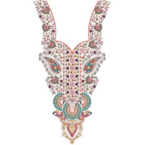 Neck Gala Embroidery Design