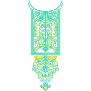 Neckline Embroidery Design