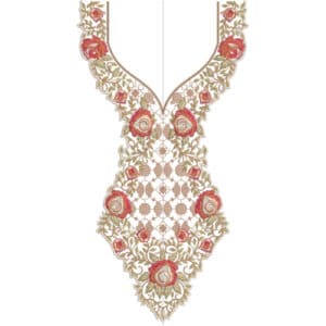 Neck Kurta Embroidery Design