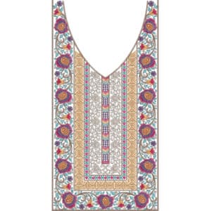Beautiful Neck Embroidery Design