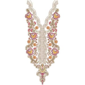 Simple Neck Embroidery Design