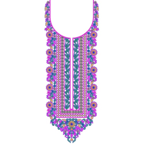 Neck Gala Embroidery Design