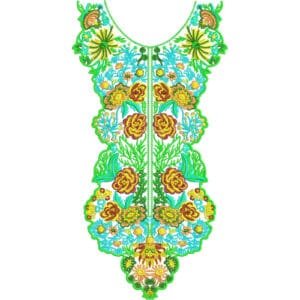 Neck Kurta Embroidery Design