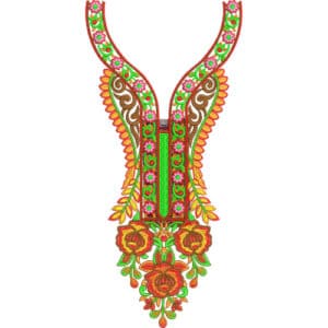Neck Gala Embroidery Design