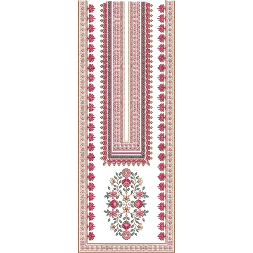 Neckline Embroidery Design