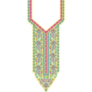 Beautiful Neck Embroidery Design