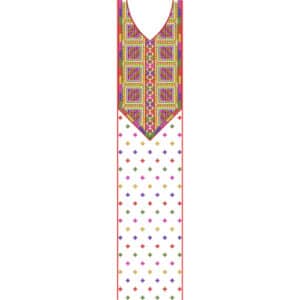 Unique Neck Embroidery Design