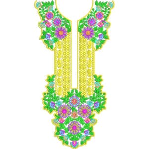 Beautiful Neck Embroidery Design