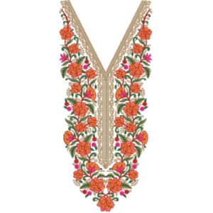 Neck Gala Embroidery Design