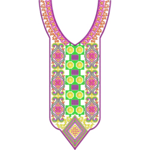 Beautiful Neck Embroidery Design