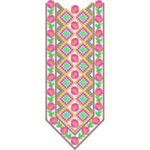 Simple Neck Embroidery Design