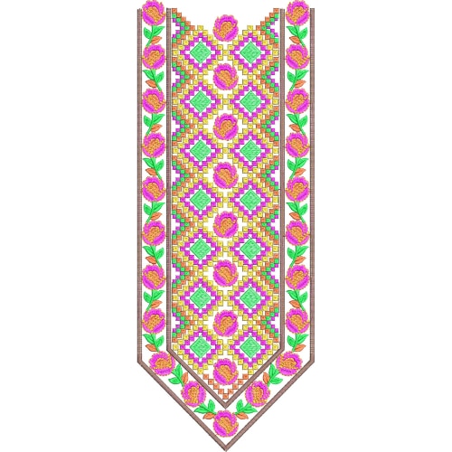 Simple Neck Embroidery Design
