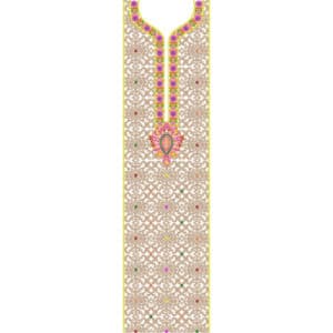 Unique Neck Embroidery Design