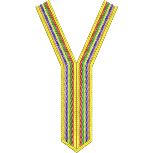 Neckline Embroidery Design